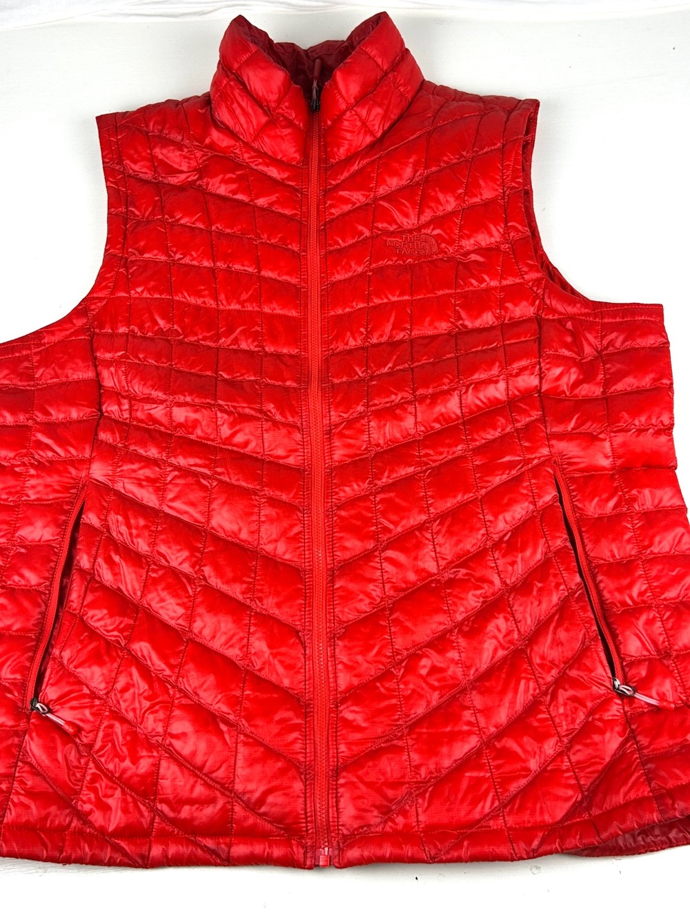 The North Face Thermoball Quilted Puffer Vest Red Women's XL
